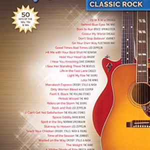 Alfred's Easy Guitar Songs -- Classic Rock: 50 Hits of the '60s, '70s & '80s