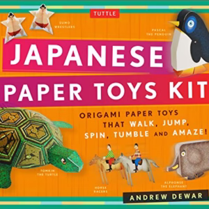 Japanese Paper Toys Kit: Origami Paper Toys that Walk, Jump, Spin, Tumble and Amaze!